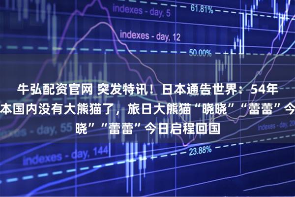 牛弘配资官网 突发特讯!日本通告世界:54年来首次,日本国内没有大熊猫了,旅日大熊猫“晓晓”“蕾蕾”今日启程回国