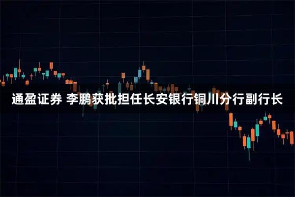 通盈证券 李鹏获批担任长安银行铜川分行副行长